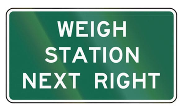 Weigh station - why you need to weigh your truck