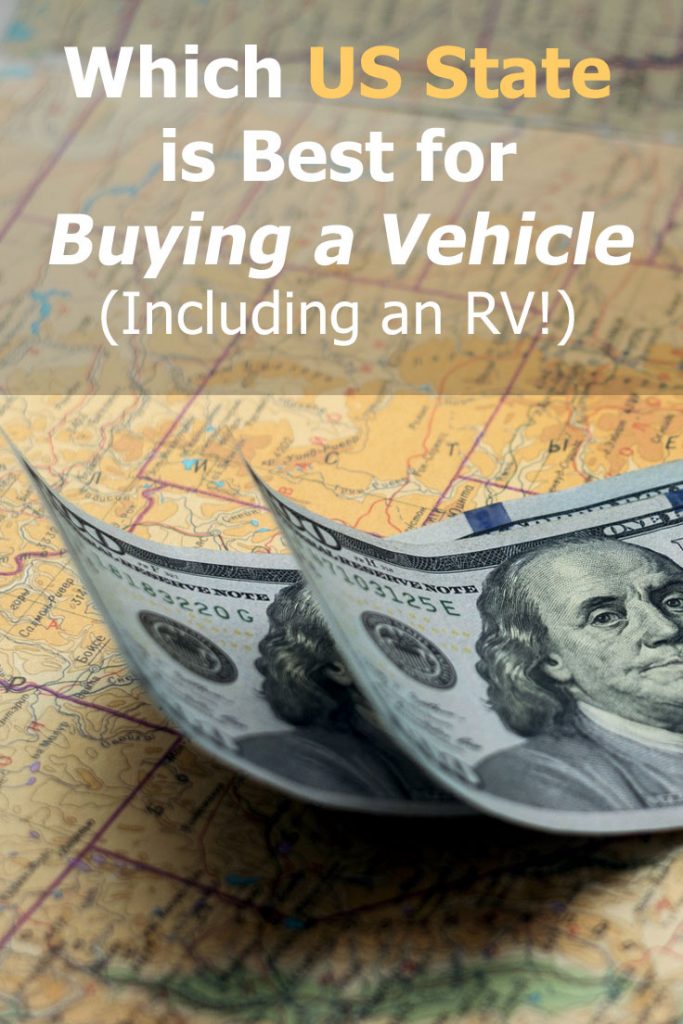 Which US state is best for buying a vehicle